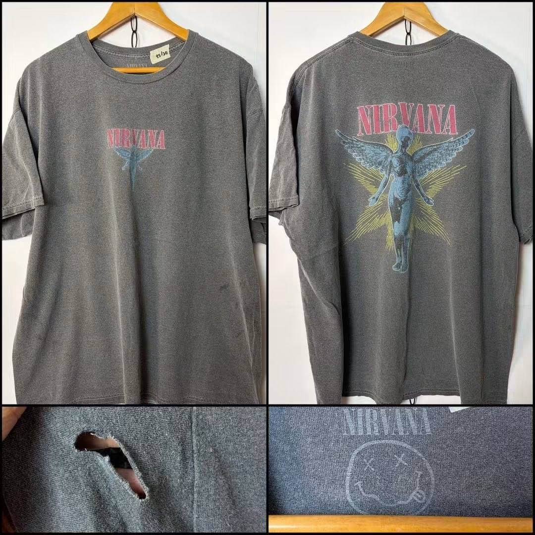 เสื้อยืดมือสอง Nirvana / Washed Grey